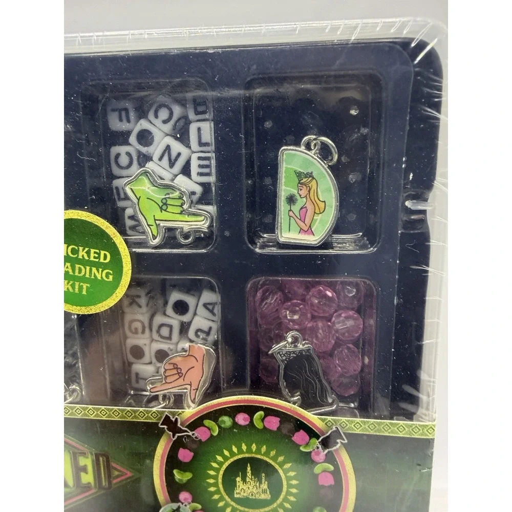 Wicked Beading Kit Alphabet Beads Charms Jewelry Craft Set New - Picture 5 of 6